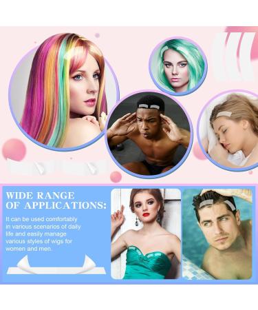 Wig Tape Double Sided - 84 Pieces Waterproof Hair Tape for Lace Wigs & Lace Closures | Extra Hold Clear Adhesive - Buy Online on GoSupps.com