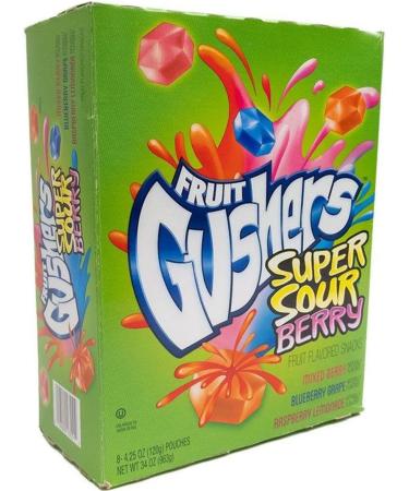 Gushers Sour Berry 4.25oz 8ct - Buy Online on GoSupps.com