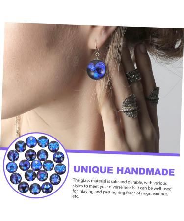 TEHAUX 400 Pcs Time Gem Patch Bracelet Kits Zodiac Beads Cabochons Horoscope Charms Pendants for Necklaces Necklace Beads Earring Keychain DIY Craft Patch Glass Jewelry 3D Round Beads As Shownx4pcs 1.8X1.8cmx4pcs - Buy Online on GoSupps.com