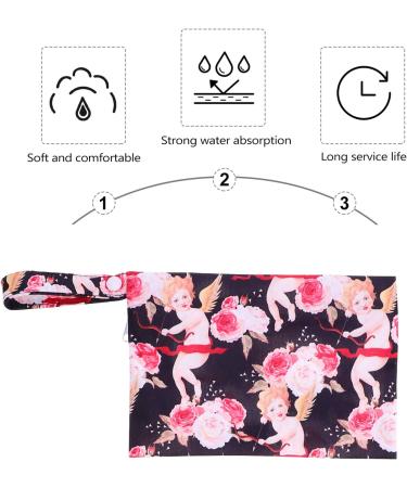 Healifty Reusable Organic Bamboo Menstrual Pads - 5Pcs Breathable Panty Liners for Women - Random Color Sanitary Towel - Buy Online on GoSupps.com