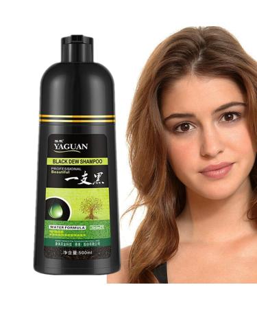 tongfeng Gimocool Hair Shampoo - Long Lasting Herbal Shampoo 500 ml Hair Dye in Minutes Water Formula Long-Lasting Black Hair Dye Rapi Action