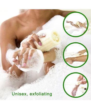 Biodegradable Luffa Sponges | Natural Dead Skin Remover | Eco-Friendly Kitchen & Personal Hygiene | 10cm x 7cm - Buy Online on GoSupps.com