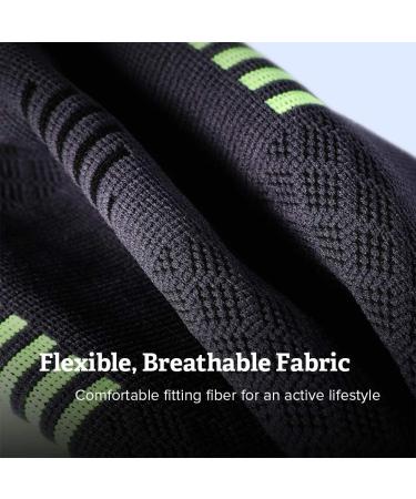 2-Pack Plus Size Knee Braces for Pain Relief | Compression Sleeve for Knee Support | Ideal for Men and Women | Rodilleras Para Gym y Dolor de Rodillas - Buy Online on GoSupps.com