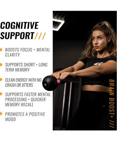 Brain Boost Tropical Punch Supplement - Enhance Focus Energy & Performance with 18 Nootropics - 30 Servings Sweetened with Stevia - Buy Online on GoSupps.com