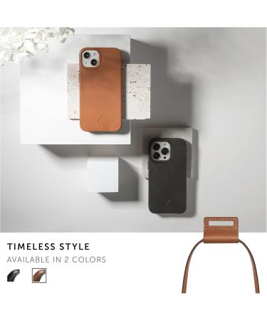 Native Union Leather Sling for iPhone 13 & Pro Max - Adjustable Removable Eco-Friendly Italian Leather | Classic & Clic Pop (TAN) - Buy Online on GoSupps.com