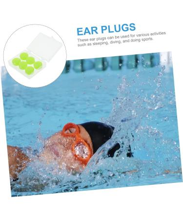 ULTECHNOVO 3 Pairs Noise Reduction Silicone Earplugs for Travel Swimming & Sleep - Best Comfort for Men - Buy Online on GoSupps.com