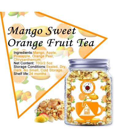 Buy Plant Poison Mango Sweet Orange Fruit Tea - 70g | Delicious Hot & Iced Tea Bags with Mango Apple Pineapple & More | International Shipping Available - Buy Online on GoSupps.com