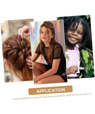 Toyvian Hair Accessories Women Hair Extensions Braiding Hair Colorful Hair Extension Hair Extensions Decoration Hair for Braiding Cosplay Hair Accessory Chemical Fiber Wig Ponytail Miss As Shown 03 29X16CM - Buy Online on GoSupps.com