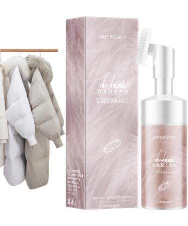 Down Jacket Cleaner 100ml Dry Cleaner Downwear Laundry Detergent with Brush Head | Wash Quick Cleaning Dry Cleaner for Down Jacket Underwear Shoes Bedclothes Carpet Hondony - Buy Online on GoSupps.com