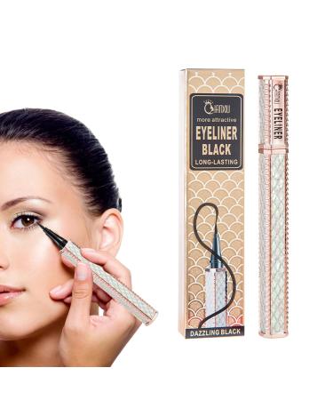 Makeup Eyeliner - Long Lasting Eyeliner Makeup | Makeup Cosmetics Tool Lash Eyeliner Perfect For Offices Wedding Littryee