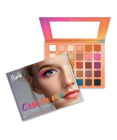 RUDE C'est La Vie - 30 Eyeshadow Palette 0.76 Pounds 1 count (Pack of 1) Multi Colour