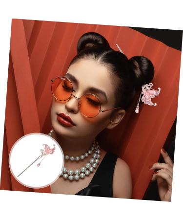 Beaupretty Flower Hair Stick Butterfly Hair Pin Hairpins Hair for Women Flower Pattern Hairpin Womens Barrettes for Hair Goody Hair Clips for Women Floral Hair Clip Retro Women's Modeling Bun - Buy Online on GoSupps.com