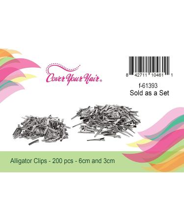 CoverYourHair Alligator Hair Clips - 200 Pc Set for Hair Styling and Crafting - Buy Online on GoSupps.com