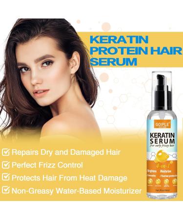 Coconut Heat Protectant Spray - Keratin Protein Hair Serum Anti Frizz Control Repair - Rose Water Moisturize Anti-Frizz Smooth Products (3PCS) rose spray set-3pcs - Buy Online on GoSupps.com