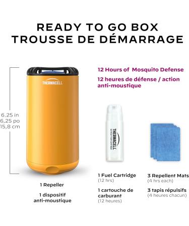 Thermacell Patio Shield Mosquito Repeller Includes 12-Hour Refill 15 Foot (4 5 m) Zone of Protection Effective Mosquito Repellent for Patio Deet Free Bug Spray Alternative Scent Free Citrus - Buy Online on GoSupps.com