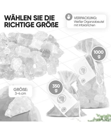 Puraja Mountain Crystal Gemstones Set | Natural Premium Raw Stones | Healing & Chakra Water Stones | 1000g Versatile Use for Wellness - Buy Online on GoSupps.com