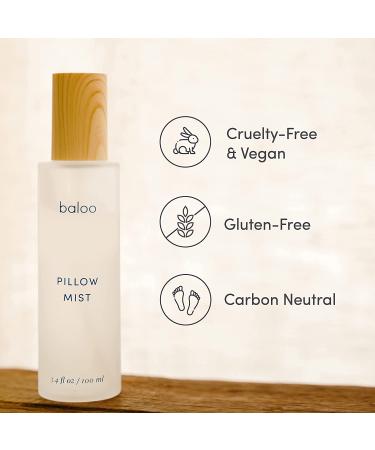 Baloo Lavender Chamomile + Lemon Linen Spray & Pillow Mist - 100ml | Natural Relaxing Lavender Spray for Sleep | Bedding Linen Spray - Buy Online on GoSupps.com