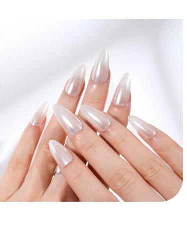 PrettyDiva Glazed Donut Chrome Powder - High Gloss Pearlescent Nail Art Powder for DIY Nail Designs (1g/Jar - Buy Online on GoSupps.com