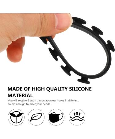 Buy Ipetboom 6-Pack Anti-Leak Ear Hang Mask Extensions - Silicone Ear Protector for Kids | Soft Comfortable Durable - Buy Online on GoSupps.com