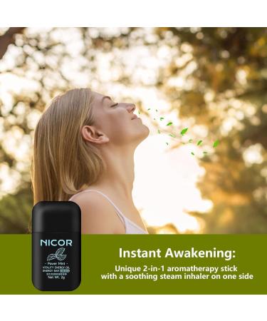 Faceynde Diffusor Sniffer | Double Hole Aromatherapy Stick for Energy & Freshness - Boost Vitality with Invigorating Fragrances - Buy Online on GoSupps.com