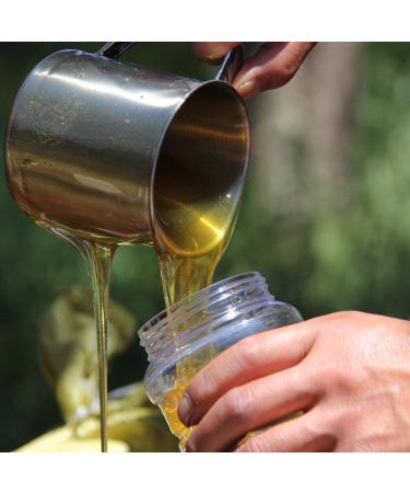 Pure Raw Linden Blossom Honey 1000g - Unheated Natural Ingredients with Pollen & Beeswax - International Shipping Available - Buy Online on GoSupps.com