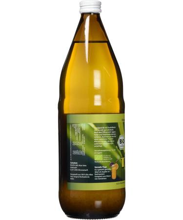 Aloe Vera Gold Organic Drinking Gel with Pulp - 1000ml | Natural Health Boost for International Shipping - Buy Online on GoSupps.com
