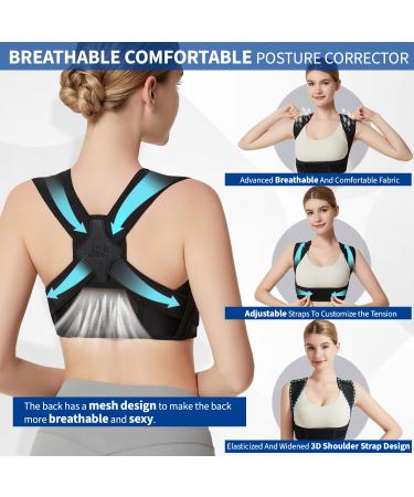 Posture Corrector for Back Support | Adjustable Shoulder Brace for Men & Women | Small/Medium Size - Buy Online on GoSupps.com