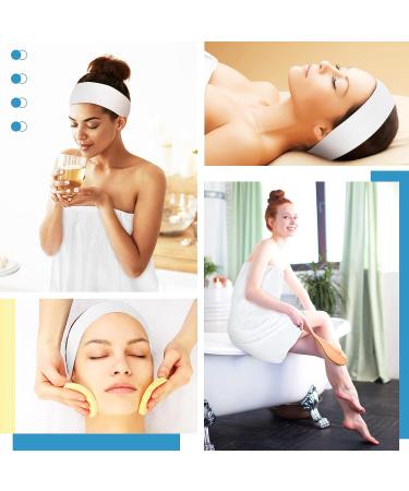 Jiuguva 20 Sets Disposable Spa Wrap and Headband - Adjustable Nonwoven Bathrobe for Women - Ideal for Sauna, Salon, and Spa - White - Perfect Mother's Day Gift - Buy Online on GoSupps.com