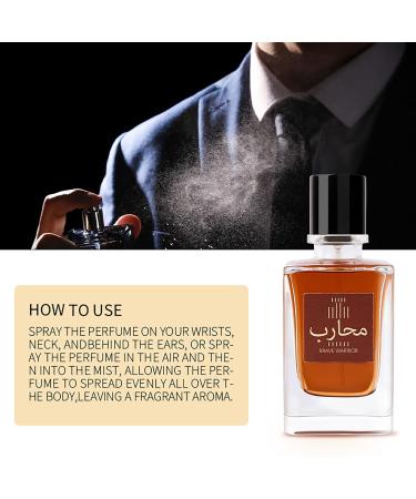 Men's Woody Perfume Fresh Eau De Toilette Spray Long Lasting Charming Fragrance Gifts for Men 3.4 Fl Oz White - Buy Online on GoSupps.com