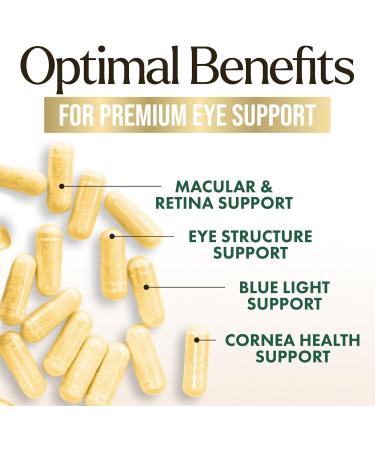 Eye Vitamins Supplements - 3x Strength Eye Health Vitamin with Lutein and Zeaxanthin - Vision Macular Health & Dry Eyes Support With Zinc Vitamins C E & Minerals Bottled in USA - 120 Capsules 120 Count (Pack of 1) - Buy Online on GoSupps.com