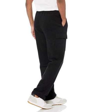 Amazon Essentials Men's Cargo Fleece Sweatpant - Black | Size Medium - Buy Online on GoSupps.com
