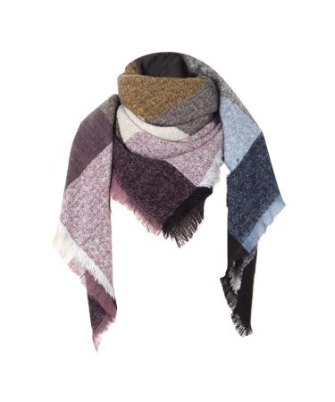 Ladies triangular scarf warm elegant luxurious scarf autumn triangle triangular scarf large cashmere scarf wrap scarf wipes triangular scarf H-A