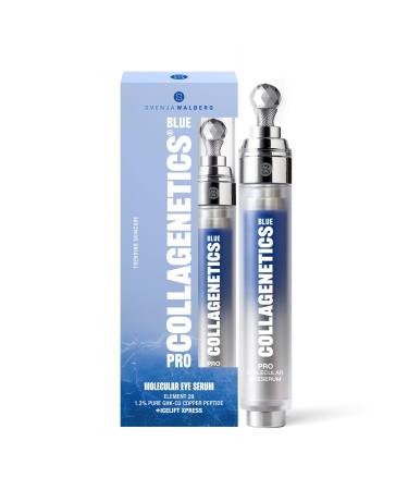 Blue Colagenetics Pro S rum pour les yeux peptide de cuivre GHK-Cu 1 2 % et niacinamide effet liftant et rafra chissant anti-bouffant anti- blouissement et brillance s rum mol culaire v g talien