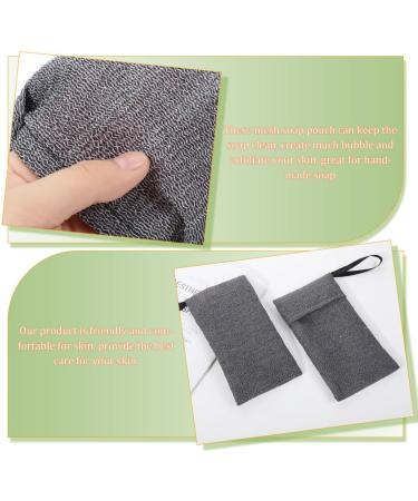 HAPINARY 30 Pcs Soap Bag Travel Soap Keeper Soap Foaming Pouch Bath Soap Liquid Soap Pouches Soaps Nylon Grey - Buy Online on GoSupps.com