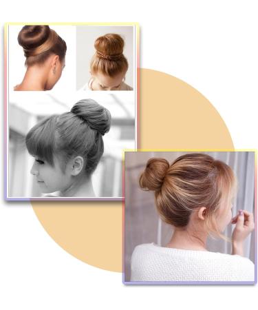 3 Pcs Fast Bun Maker - Magic Hair Donut French Twist Snap Band - Dark Brown - Buy Online on GoSupps.com