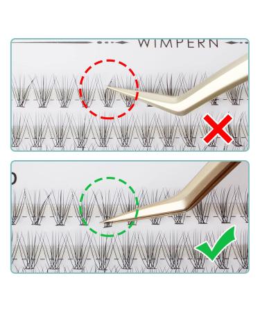 Oreola Cluster Eyelashes - Volume 0.1C Mixed Lashes 10D & 20D | Natural Reusable Individual False Eyelash Extensions (12 Lines 8-14mm) - Buy Online on GoSupps.com