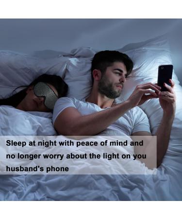 Shop 3D Contoured Sleep Eye Mask - 100% Light Blocking Memory Foam for Travel & Yoga | Best Sleep Mask for Men & Women - Buy Online on GoSupps.com
