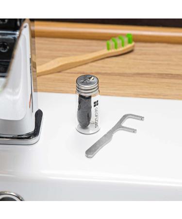 Geordinary Sustainable Tooth Cleaning Set - 6x Activated Carbon Dental Floss | Bamboo & Corn | 180m for Effective Tooth Whitening - Buy Online on GoSupps.com