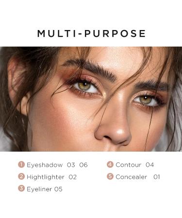 VenuKiss 6 PCS Matte Naked Eyeshadow Stick Set - Waterproof & Long Lasting Natural Makeup Pencil Kit - Buy Online on GoSupps.com