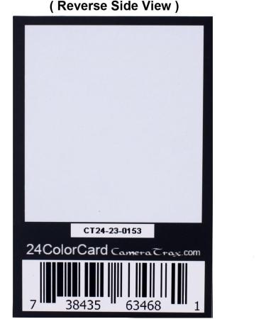 CameraTrax 24ColorCard-2x3 with White Balance and User Guidebook - Color Accuracy Tool for Photography - Buy Online on GoSupps.com