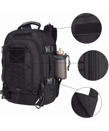 Army PANS Large Military Tactical Travel Backpack for Men - Black | Ideal for Work, School, Camping, Hunting, Hiking - Buy Online on GoSupps.com