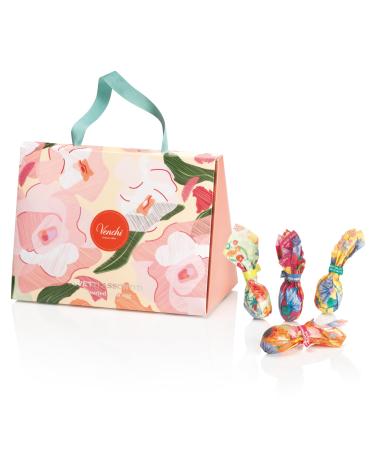 Venchi - Petit Sac Cadeau Camelia 17 Petits ufs au Chocolat aux Fruits Secs Entiers 200 Gr Sans Gluten Collection Printemps Venchi Id e Cadeau Mini Sac