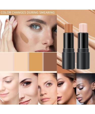 Contouring Stick Professional Makeup Highlighter Contour Stick 2-In-1 Contour Stick with Two Ends Defines the Cheekbones and Shapes the Face (02# .) - Buy Online on GoSupps.com