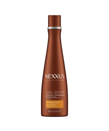 Nexxus Curl DefineCurl Define Shampoo Sulfate free For Curly & Coily Hair with ProteinFusion Curl Enhancer & Strengthening Shampoo 13.5 oz