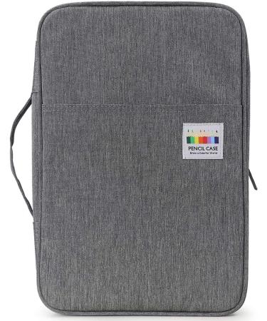 YOUSHARES Big Capacity Colored Pencil Case - 300 Slots large Pen Case Organizer with Multilayer Holder for Prismacolor Colored Pencils & Gel Pen (Grey) - Buy Online on GoSupps.com