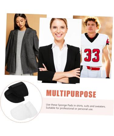 Healeved 4Pairs Shoulder Pads for Women Nonslip Shoulder Pads for Costumes Reusable Washable Shoulder Pads for Fashion for Shirts - Buy Online on GoSupps.com
