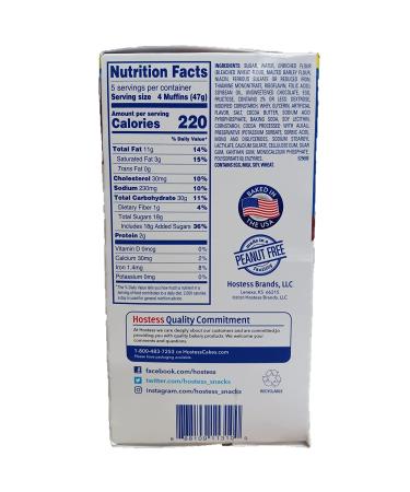 Hostess Mini Muffins Combo Pack - 8.25 oz (2 Pack, 40 Mini Muffins) - Buy Online on GoSupps.com