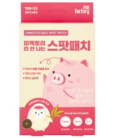 Unnoticeable Spot Patch | Hydrocolloid Acne Pimple Patch for Covering Zits and Blemishes Spot Stickers for Face and Skin (3 Sizes 125 Count)