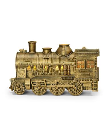 Train Humidifiers 300ml with Remote Control 2 Light 2 Mist Mode Auto Shut-Off Essential Oil Diffuser Train Humidifier Bedroom for Home Office Hotel green(Yellow)