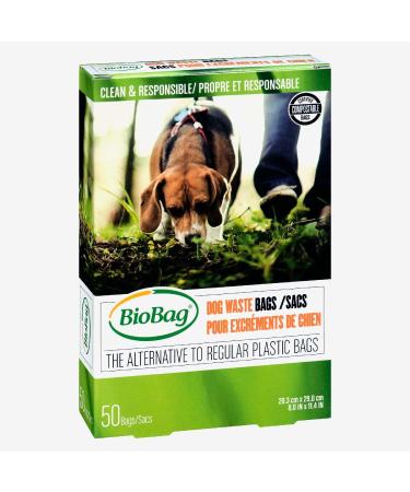BioBag Compostable and Biodegradable Pet Waste Bags 50 Bags 50 Count (Pack of 50) - Buy Online on GoSupps.com